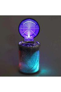 OTO KÜLLÜK RENKLİ IŞILTILI RGB ARAÇ İÇİ LED KÜLLÜK 7 IŞIKLI BLACKPİNK HAYRANI BADGİRL KÜLLÜĞÜ ürün fotoğrafı