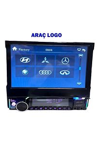 8810 Indash 7 Inch Double Teyp Uyumlu Bluetooth Mirror-usb-sd-aux Uyumlu ürün fotoğrafı