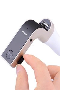 Tüm Araba Ve Telefonlara Uyumlu Universal Oto Fm Transmitter Cihazı Carg7 Bluetooth Araç Kit ürün fotoğrafı