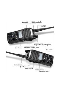 Uv-82 Dual Band El Telsizi Kulaklık Dahil ürün fotoğrafı