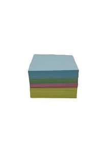 Renkli Küp Blok 8 X 8 Cm 500 Lü Paket ürün fotoğrafı