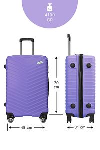Wx-1001 Mor Büyük Boy Valiz ürün fotoğrafı