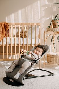 Oyuncaklı Premium Cotton Bebekler Için Üç Kademeli Kolay Taşınabilir Sallanan Ana Kucağı -gri ürün fotoğrafı