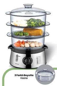 Biofit 60 Dakika Zaman Ayarlı Buharlı Pişirici Gm7268 ürün fotoğrafı
