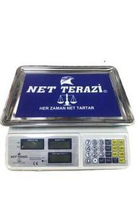 Elektronik Şarjlı Pilli Dijital Market Manav Kasap Terazisi 40 Kg Kapasite ürün fotoğrafı