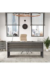 Vista A Ofis Masası 180cm*90cm Kahve-Beton-Antrasit VS1-CGA ürün fotoğrafı