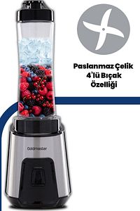 Mix Up Buz Kırma Özellikli Paslanmaz Çelik Bıçaklı Kişisel Smoothie Blender ürün fotoğrafı