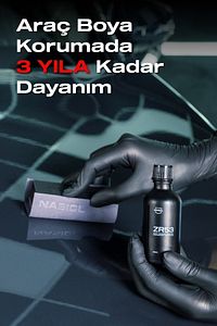 ZR53 Araç Nano Seramik Kaplama ve Boya Koruma-10H-3 Yıl Dayanım-50ml-Su İtici-Çizik Önleyici ürün fotoğrafı