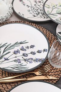 Çiçek Bahçesi Servis Tabağı 25 Cm 6 Adet - 18938-39-40-41-42-43 ürün fotoğrafı