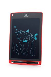 Grafik Digital Çocuk Yazı Tahtası Çizim Tableti Lcd 8.5 Inc Yüksek Kalite Kırmızı ürün fotoğrafı