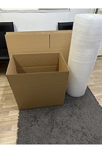 Kutu Boş Karton 60x40x40 Orta Boy 5 Li Adet ürün fotoğrafı