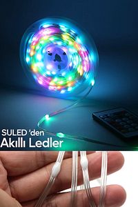 10 Metre Bluetooth Telefon Kontrollü Smart Şerit Led Sese Duyarlı Kumandalı Led Işık ürün fotoğrafı