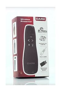 2.4GHz RF Kablosuz Kırmızı Lazerli USB Sunum Kumandası DK-AC-WP07 ürün fotoğrafı