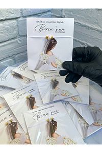 Kişiye Özel Hediyelik Şans Bilekliği Söz, Nişan, Bekarlığa Veda, Kına, Nikah, Düğün Hediyesi 15 Adet ürün fotoğrafı