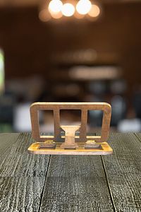 Laptop Standı Yükseltici Kademeli Katlanabilir Macbook Standı Soğutucu 10”-17” ürün fotoğrafı
