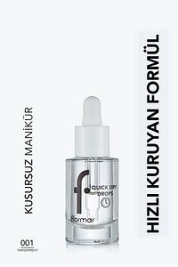 Hızlı Kurutma Etkili Oje Sonrası Bakım Yağı - Quick Dry Drops - 001 - 8682536046534 ürün fotoğrafı