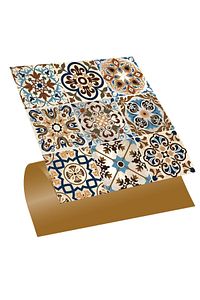 Kendinden Yapışkanlı Tezgah Arası Kaplama Fas 019 Karma Desenli Pvc Karo 30x30 Cm (11 ADET) 1m2 ürün fotoğrafı