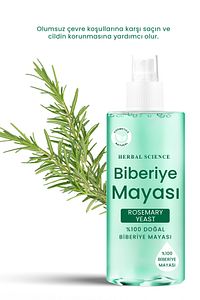 Biberiye Mayası(Suyu+Yağı) Yüksek Kalite Güçlendirici Saç Toniği Doğal ve Saf 200 ML ürün fotoğrafı