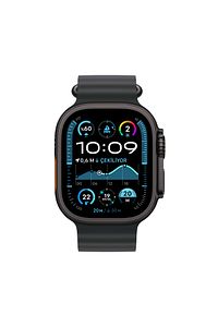 Watch Ultra 2 GPS + Cellular 49mm Black Titanium Case with Black Ocean Band ürün fotoğrafı