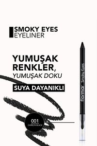 Buğulu Makyaj Göz Kalemi Karbon Siyah-smoky Eyes Waterproof Eyeliner-001 Carbon Black-8690604138128 ürün fotoğrafı