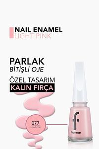 Klasik Parlak Bitişli Yüksek Pigmentli Oje-nail Enamel- 077 Lıght Pınk New- 8682536035743 ürün fotoğrafı