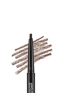 İki Uçlu Açılı Kaş Kalemi ve Kaş Fırçası (Koyu Kahve) - Angled Brow Pencil - 004 - 8690604572069 ürün fotoğrafı