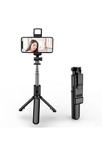 Işıklı Youtuber - Tiktok Selfie Çubuğu - Tripod - Bluetooth Kumandalı ! ürün fotoğrafı