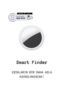 Smart Finder Airtag Akıllı Takip Cihazı - Android ve İos Uyumlu (Anahtarlık Hediye) ürün fotoğrafı