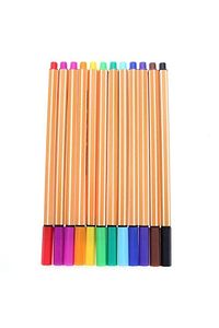 12 Li Renkli Kalem Fineliner Set ürün fotoğrafı