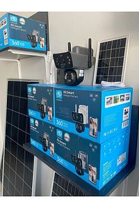 Sim Kartla Çalışan O-kam 3037 4g 6mp Ptz Dual Lens Güneş Panelli Solar Kamera ürün fotoğrafı