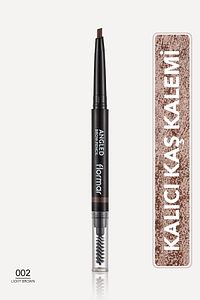 Açılı Kaş Kalemi Ve Kaş Fırçası (açık Kahve) - Angled Brow Pencil - 002 Light Brown - 8690604572045 ürün fotoğrafı