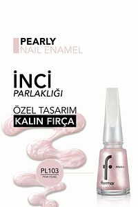 Sedefli Parlak Oje (PEMBE) - Pearly Nail Enamel - Pl103 Pink Pear - 8682536035293 ürün fotoğrafı
