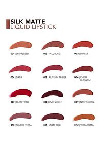 Kadife Dokulu Likit Mat Ruj - Silk Matte Liquid Lipstick - 002 FALL ROSE - 8690604397280 ürün fotoğrafı