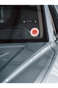Adalet Bakanlığı (ARKA FON BEYAZ) (TAKLİTLERDEN KAÇININ)araç Logo Sticker Dıştan Yapıştırma ürün fotoğrafı
