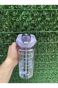 Şeffaf Motivasyon Matara 2000 ml Suluk Su Şişesi - Bpa Içermez ürün fotoğrafı
