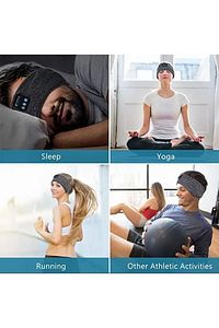 Bluetooth Spor Kafa Bandı Kablosuz Uyku Kulaklıkları Egzersiz Müzik Saç Bandı, Hediye ürün fotoğrafı