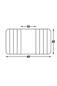 Koltuk Tepsisi Yan Sehpa Kahverengi Ortasabit 15 Cm Amerikan Servisi Hm658 ürün fotoğrafı