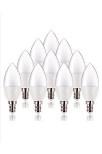 Led Mum Ampul 7 Watt 10 Adet Beyaz Işık E 14 Ince Duy ürün fotoğrafı