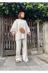 Basic Balonkol Triko Takım ürün fotoğrafı
