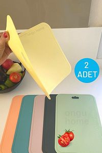 2'li Flexy Kesme Tahtası Matı Bükülebilir Mat Kesim Tahtası Matı Esnek Mat ürün fotoğrafı
