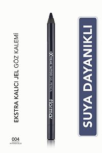 Mat Kalıcı Göz Kalemi (MAVİ) - Extreme Tattoo Gel Pencil - 004 Intense Blue - 8682536028868 ürün fotoğrafı