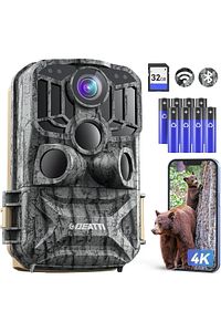 Trail Oyun Kamerası - Gece Görüşlü 4K 48MP Av Kamerası 0.1s Tetik Hareket Aktif ürün fotoğrafı