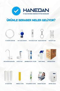 80 Gpd Membranlı 11 Aşama 9 Litre Tanklı Su Arıtma Cihazı ürün fotoğrafı
