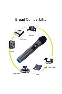 Profesyonel Kablosuz Mikrofon 6.35mm Fiş Dinamik Taşınabilir Konuşma Toplantı Sahne Performansı Wn01 ürün fotoğrafı