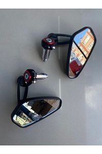 Moto Aura -motosiklet Gidon Aynası Kırmızı ürün fotoğrafı