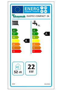 Duotec Compact 24/24 Kw (20.000 KCAL) Tam Yoğuşmalı Kombi ürün fotoğrafı