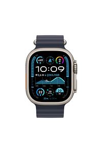 Watch Ultra 2 GPS + Cellular 49mm Natural Titanium Case with Navy Ocean Band ürün fotoğrafı