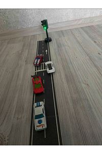 Sesli Ve Işıklı Trafik Lambası - 14 cm ürün fotoğrafı