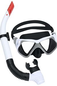 Dominator Pro Snorkel Set Dalış Maskesi Deniz Yüzücü Gözlüğü Gözlük Maske - Beyaz - (14 Yaş Üstü ) ürün fotoğrafı