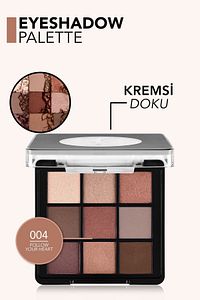 Mat & Işıltılı Kremsi Far Paleti - Eye Shadow Palette - 004 Follow Your Heart- 8682536048460 ürün fotoğrafı
